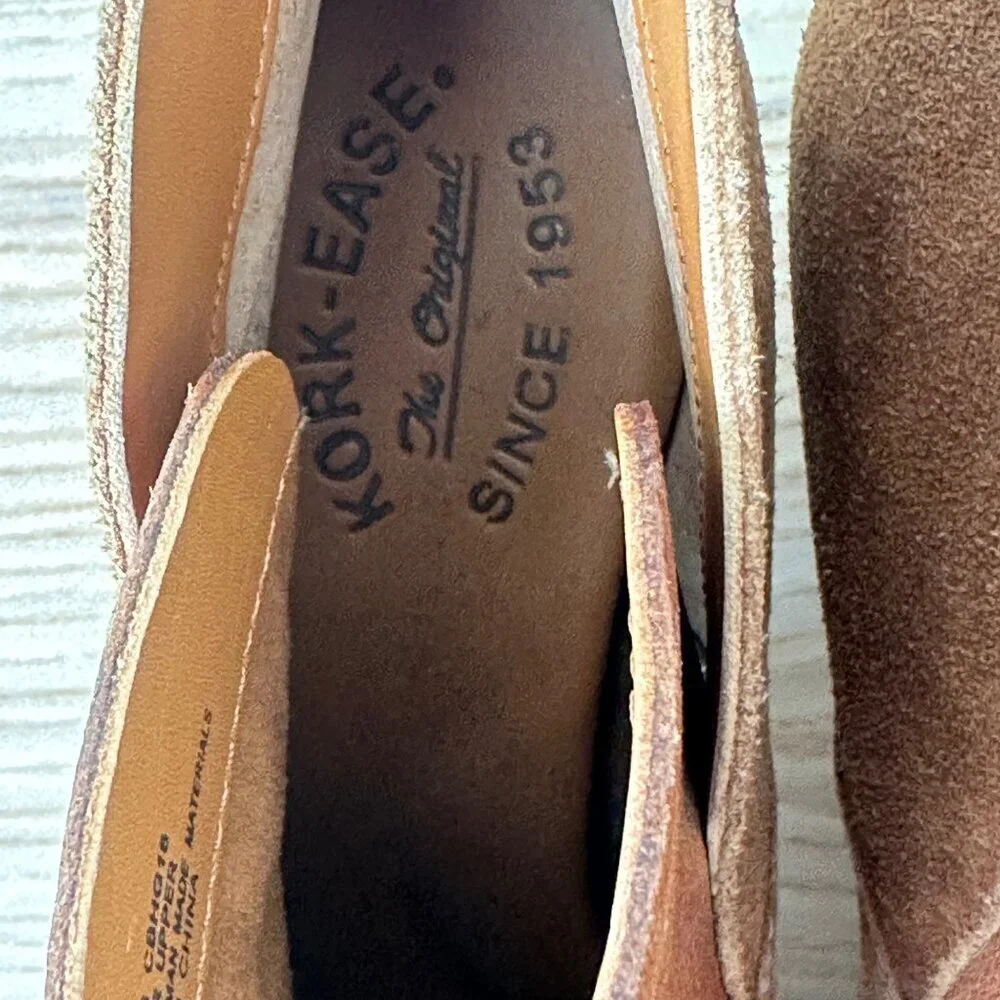 Kork-Ease Women's Castaneda Heeled Ankle Boot Brown Suede, Size 9 - Picture 12 of 12